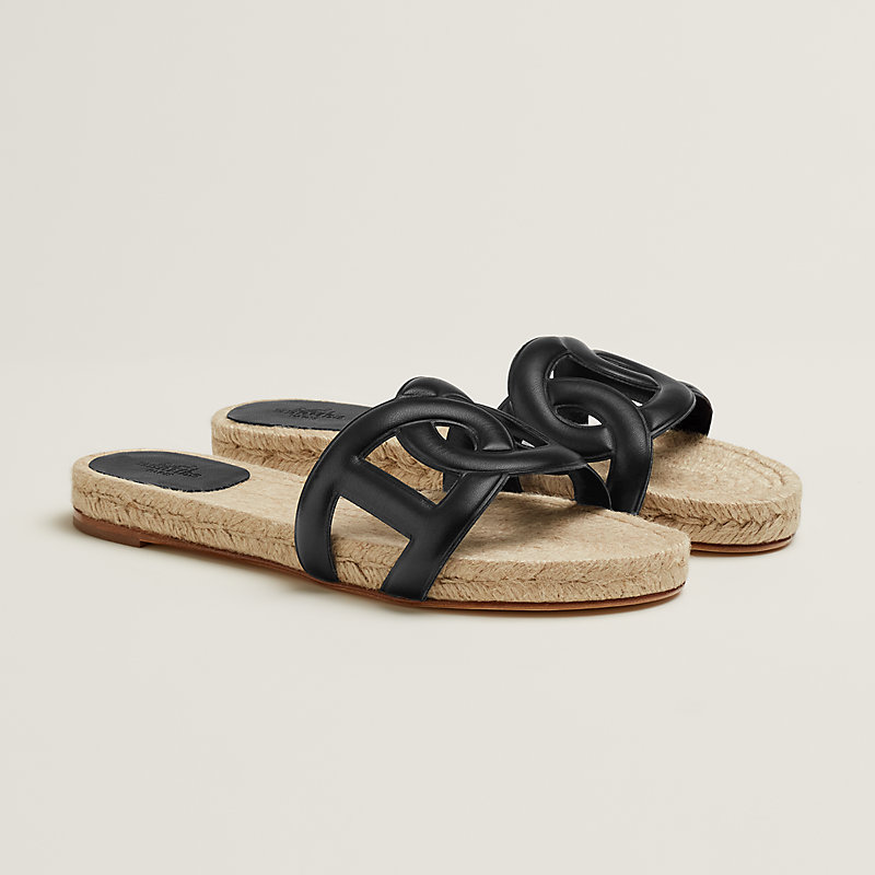 Hermes espadrille sandals new arrivals